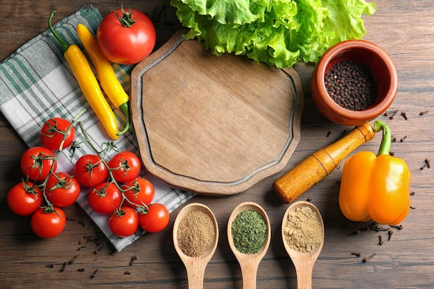 Składniki i przybory kuchenne